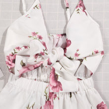 Load image into Gallery viewer, Sleeveless Floral Print Beach Style Suspender Strap