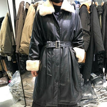 Load image into Gallery viewer, Thick Winter Coat Women PU Leather Jacket