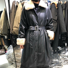 Load image into Gallery viewer, Thick Winter Coat Women PU Leather Jacket