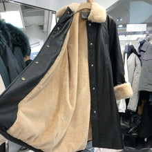 Load image into Gallery viewer, Thick Winter Coat Women PU Leather Jacket