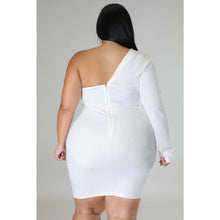 Load image into Gallery viewer, Irregular V Neck Elegant Dress