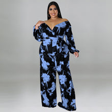 Load image into Gallery viewer, Jumpsuit Off Shoulder Floral Print One Piece