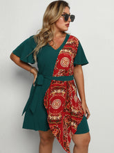 Load image into Gallery viewer, Elegant Indie Folk Short Sleeve Casual Dress