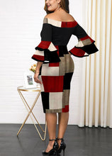 Load image into Gallery viewer, Plus Size Women Dress Casual High Waist