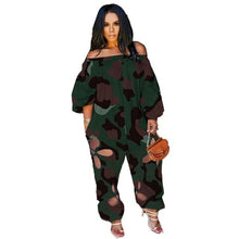 Load image into Gallery viewer, Jumpsuit Autumn Print Sexy