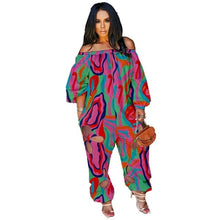 Load image into Gallery viewer, Jumpsuit Autumn Print Sexy