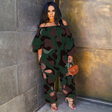 Load image into Gallery viewer, Jumpsuit Autumn Print Sexy