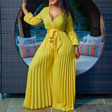 Load image into Gallery viewer, Jumpsuit V Neck One Piece Outfit Casual