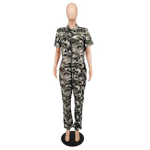 Load image into Gallery viewer, Jumpsuit Summer One Piece Outfits Casual Camo