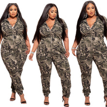 Load image into Gallery viewer, Jumpsuit Summer One Piece Outfits Casual Camo
