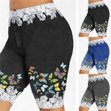 Women Pants Shorts Leggings Summer Fake Denim Ladies Short