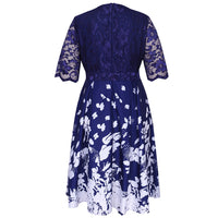 Women's Clothing Summer Elegant Patchwork Flower