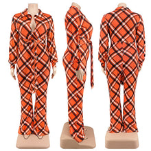 Load image into Gallery viewer, Jumpsuits Printed Wide Leg button
