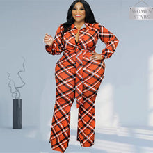 Load image into Gallery viewer, Jumpsuits Printed Wide Leg button