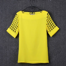 Load image into Gallery viewer, Hollow Out Sleeve Shirt
