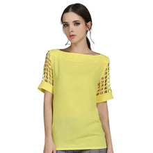 Load image into Gallery viewer, Hollow Out Sleeve Shirt