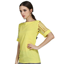 Load image into Gallery viewer, Hollow Out Sleeve Shirt