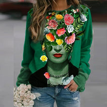 Load image into Gallery viewer, Long Sleeve T Shirt Casual Loose Pullover