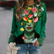 Load image into Gallery viewer, Long Sleeve T Shirt Casual Loose Pullover