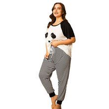 Load image into Gallery viewer, Plus size women's spring and summer home service two piece comfortable