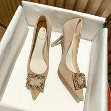 Load image into Gallery viewer, Pointed High Thin Heels Spring New Temperament