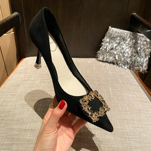 Load image into Gallery viewer, Pointed High Thin Heels Spring New Temperament