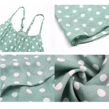 Load image into Gallery viewer, Polka Dot Sexy Maxi Slip Dress Spring Summer High Waist