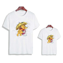 Load image into Gallery viewer, Pooh Winnie Love Printed Family Matching Clothes Short Sleeve
