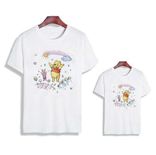 Load image into Gallery viewer, Pooh Winnie Love Printed Family Matching Clothes Short Sleeve