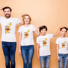 Load image into Gallery viewer, Pooh Winnie Love Printed Family Matching Clothes Short Sleeve