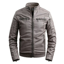 Load image into Gallery viewer, Pop Autumn Men High quality PU Leather Jacket