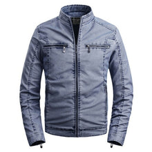 Load image into Gallery viewer, Pop Autumn Men High quality PU Leather Jacket