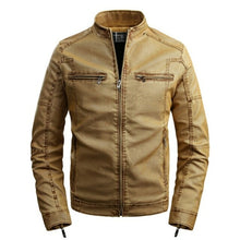 Load image into Gallery viewer, Pop Autumn Men High quality PU Leather Jacket