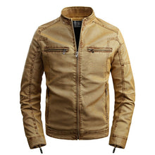 Load image into Gallery viewer, Pop Autumn Men High quality PU Leather Jacket