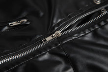 Load image into Gallery viewer, Pop Boutique Leather Jacket Men Fashion Multi Zippers Design