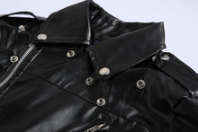 Load image into Gallery viewer, Pop Boutique Leather Jacket Men Fashion Multi Zippers Design