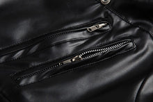 Load image into Gallery viewer, Pop Boutique Leather Jacket Men Fashion Multi Zippers Design