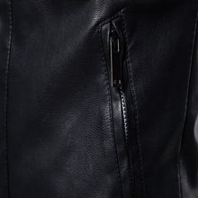 Load image into Gallery viewer, Men Motorcycle Biker Leather Jacket Fashion Slim Fit