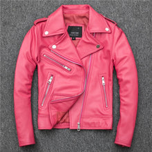 Load image into Gallery viewer, Pop Fashion Women Genuine Leather Jacket Sheepskin