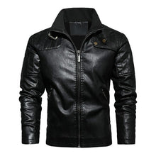 Load image into Gallery viewer, Pop Men's Leather Jacket Fashion Suede