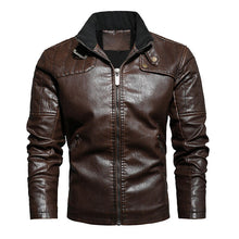 Load image into Gallery viewer, Pop Men's Leather Jacket Fashion Suede