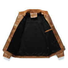 Load image into Gallery viewer, Pop Men's Leather Jacket Fashion Suede