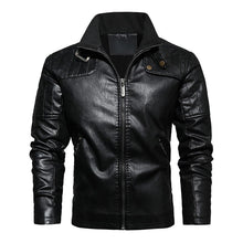 Load image into Gallery viewer, Pop Men's Leather Jacket Fashion Suede