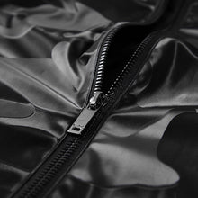 Load image into Gallery viewer, Hooded PU Leather Jacket Male Camouflage Thin