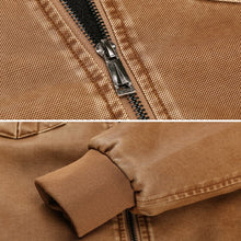 Load image into Gallery viewer, Men Casual Motorcycle Leather Jacket
