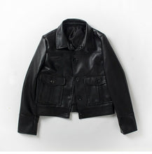 Load image into Gallery viewer, Pop New Autumn Faux Leather Jacket Women Long Sleeve Pocket