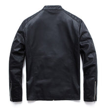 Load image into Gallery viewer, Pop Spring Leather Jacket Men Autumn Bomber Jacket Zipper