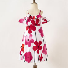 Load image into Gallery viewer, PopReal Parent Child Outfit Fashion Flowers Print Mom And Daughter