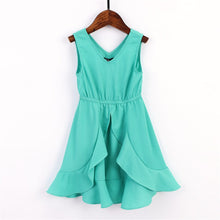 Load image into Gallery viewer, PopReal Parent Child Outfit Mom And Daughter Skirt Fashion Solid Dress