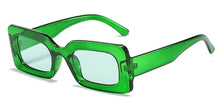 Load image into Gallery viewer, Trend Vintage Rectangle Big Frame Purple Sunglasses